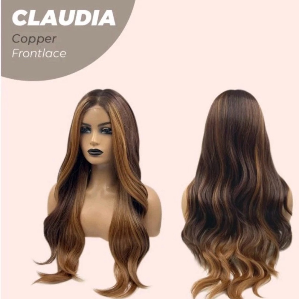JB Extensions Claudia Copper Frontlace Wig